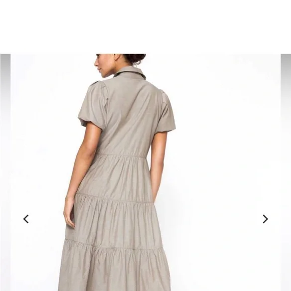 BROCHU WALKER Havana Dress in Bayou  Ruffle Tiered Peasant
Boho Midi Size S NWT - Picture 4 of 8